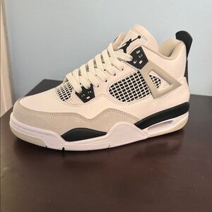 Jordan Men's White and Black Sneakers